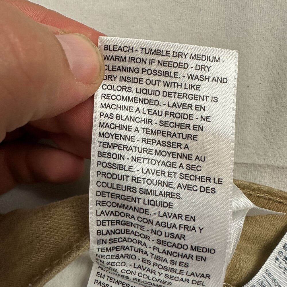 Levis 311 Shaping Skinny Jeans Womens Size 29 Tan Cotton Blend - Picture 8 of 8